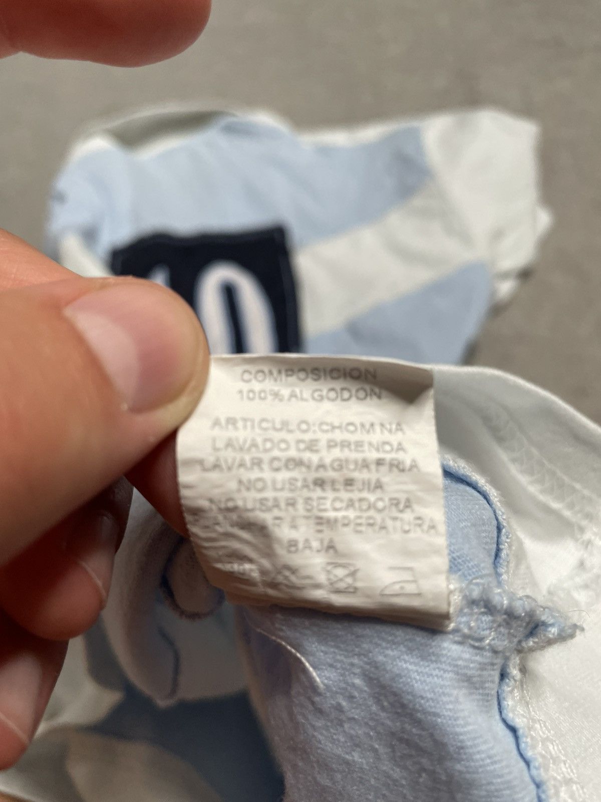 Vintage Vintage Baby Blue White Striped T-Shirt Tee Polo Argentina Size US S / EU 44-46 / 1 - 7 Thumbnail