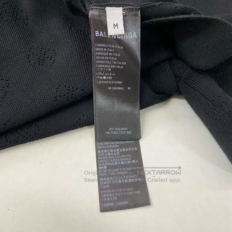 Balenciaga Balenciaga Black Openwork Knit Top Size US M / EU 48-50 / 2 - 6 Thumbnail