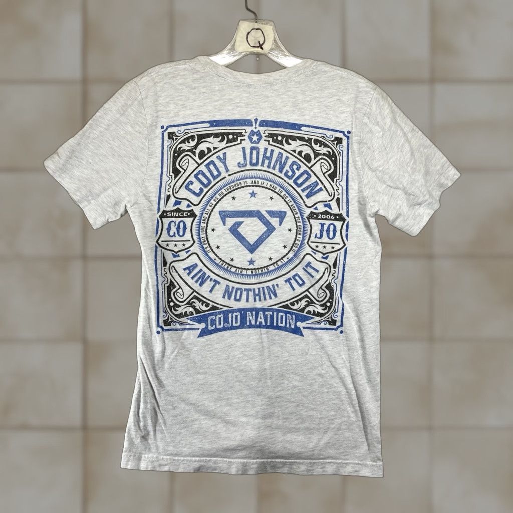 Doublet VINTAGE Cody Johnson Country Music T-Shirt Women Small Gray Graphic Short Sleeve All Seasons Size S / US 4 / IT 40 - 1 Thumbnail