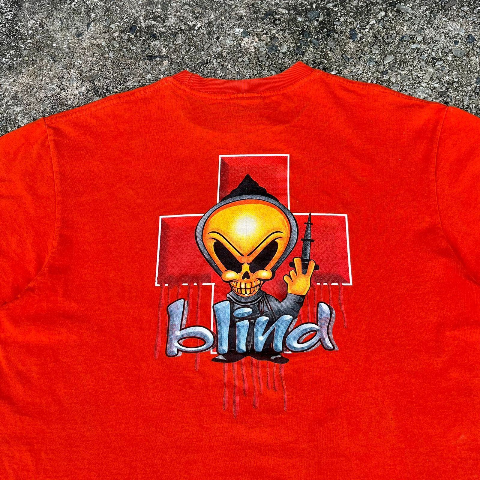 Blind Skateboards × Vintage vintage blind skateboards reaper tee Size US L / EU 52-54 / 3 - 1 Thumbnail