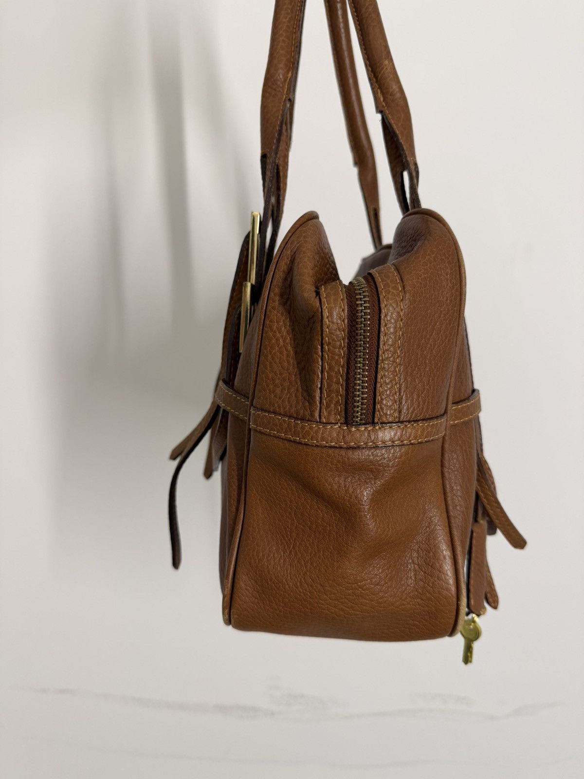 Dolce & Gabbana Vintage Dolce & Gabbana Laced Leather Handbag Size ONE SIZE - 3 Thumbnail