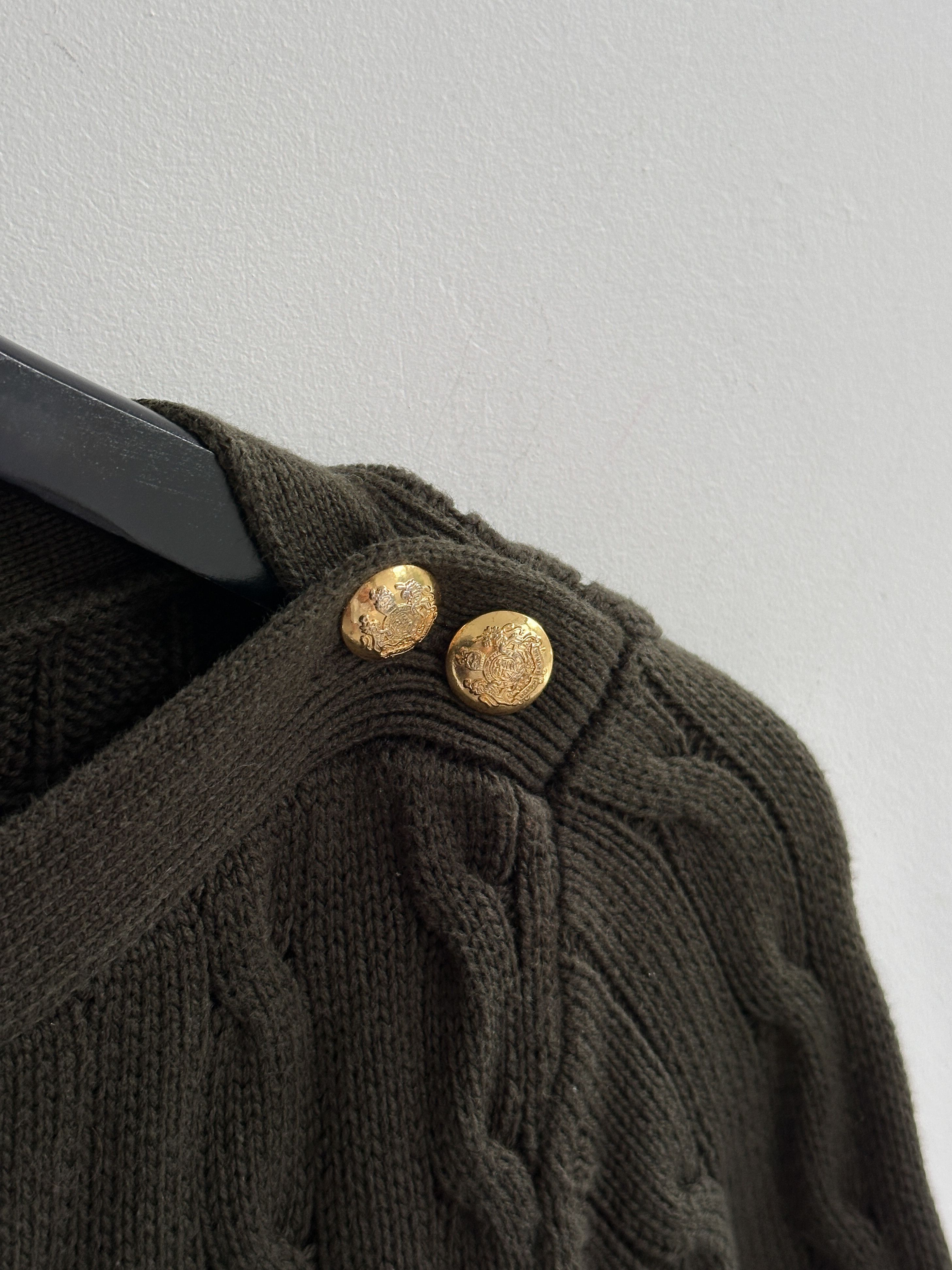Polo Ralph Lauren Ralph Lauren Cable Knit Boat Neck Jumper Sweater Size M / US 6-8 / IT 42-44 - 8 Thumbnail