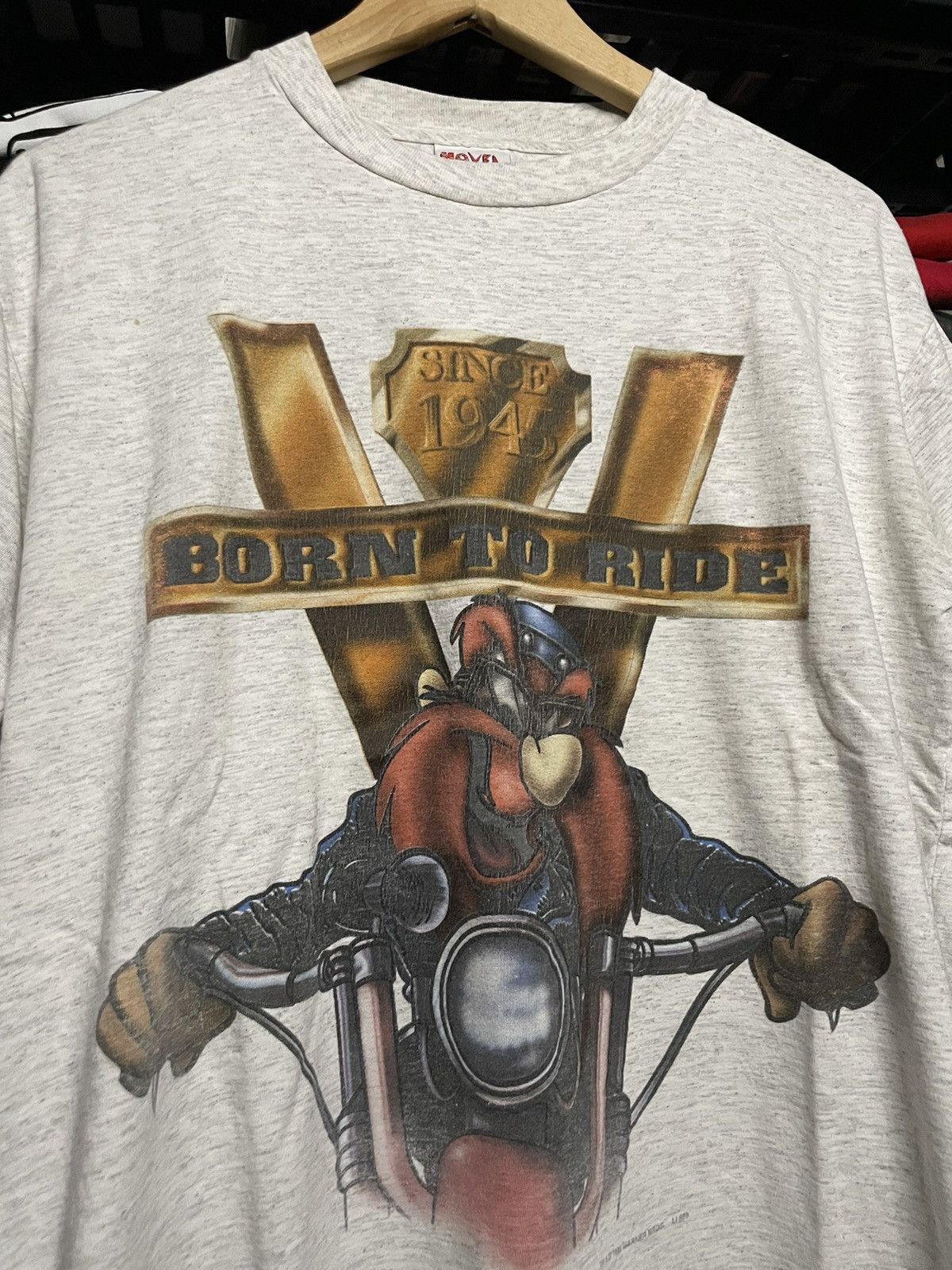 Vintage × Warner Bros Vintage 1996 yosemite sam born to ride 90s tshirt Size US M / EU 48-50 / 2 - 2 Thumbnail