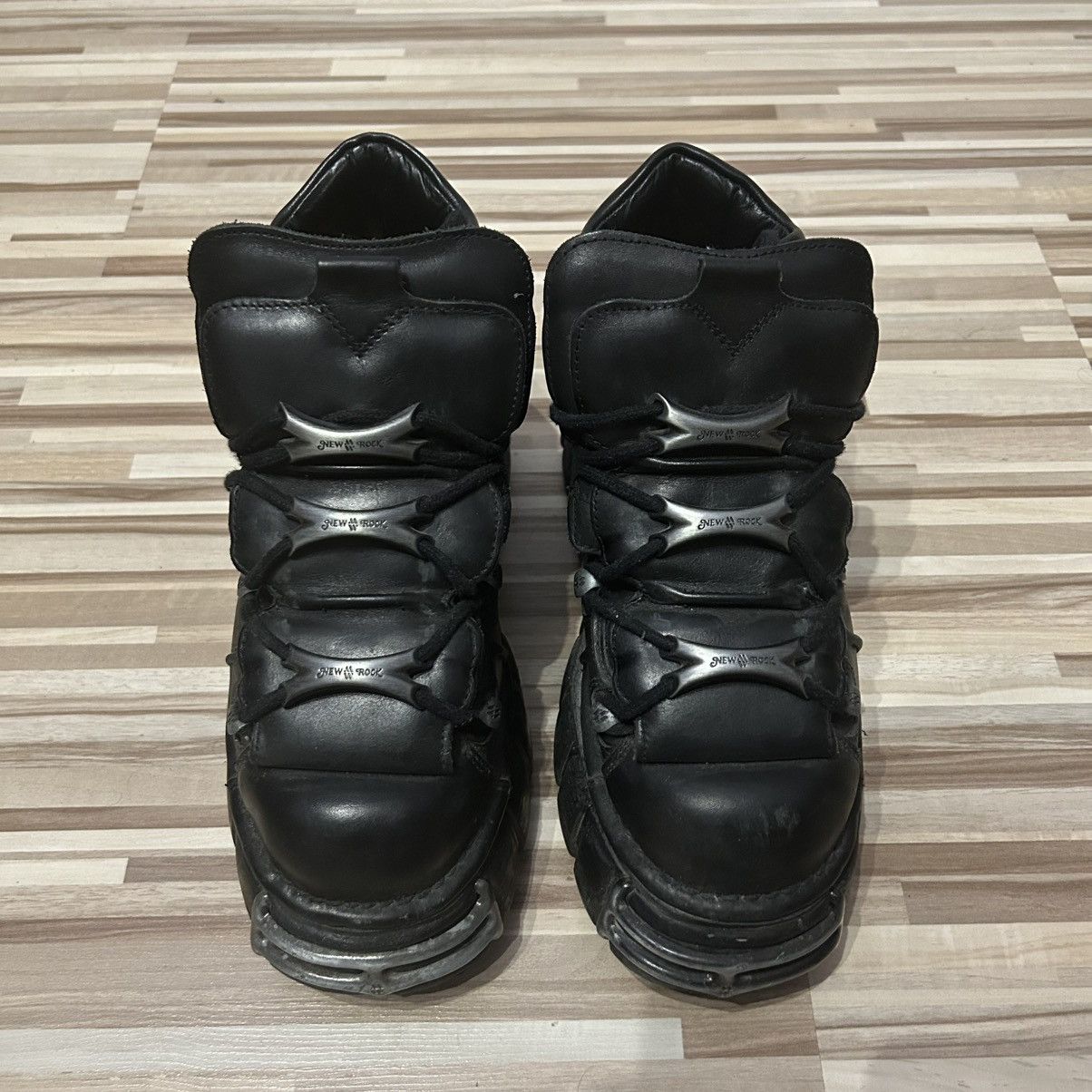 New Rock New Rock M-988-S1 Lace Boots | Grailed
