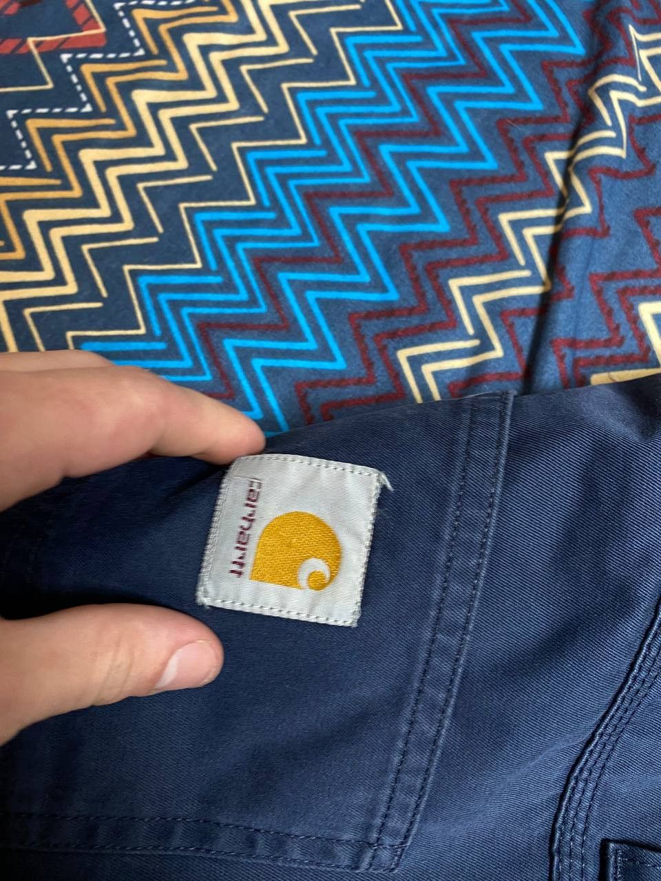 Carhartt × Vintage Wrangler Riggs vintage carpenter pant carhartt hype Size US 38 / EU 54 - 4 Thumbnail