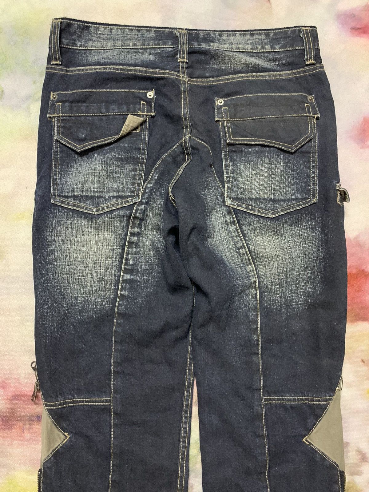 PPFM PPFM Hybrid Denim Bondage Punk Size US 33 - 11 Thumbnail