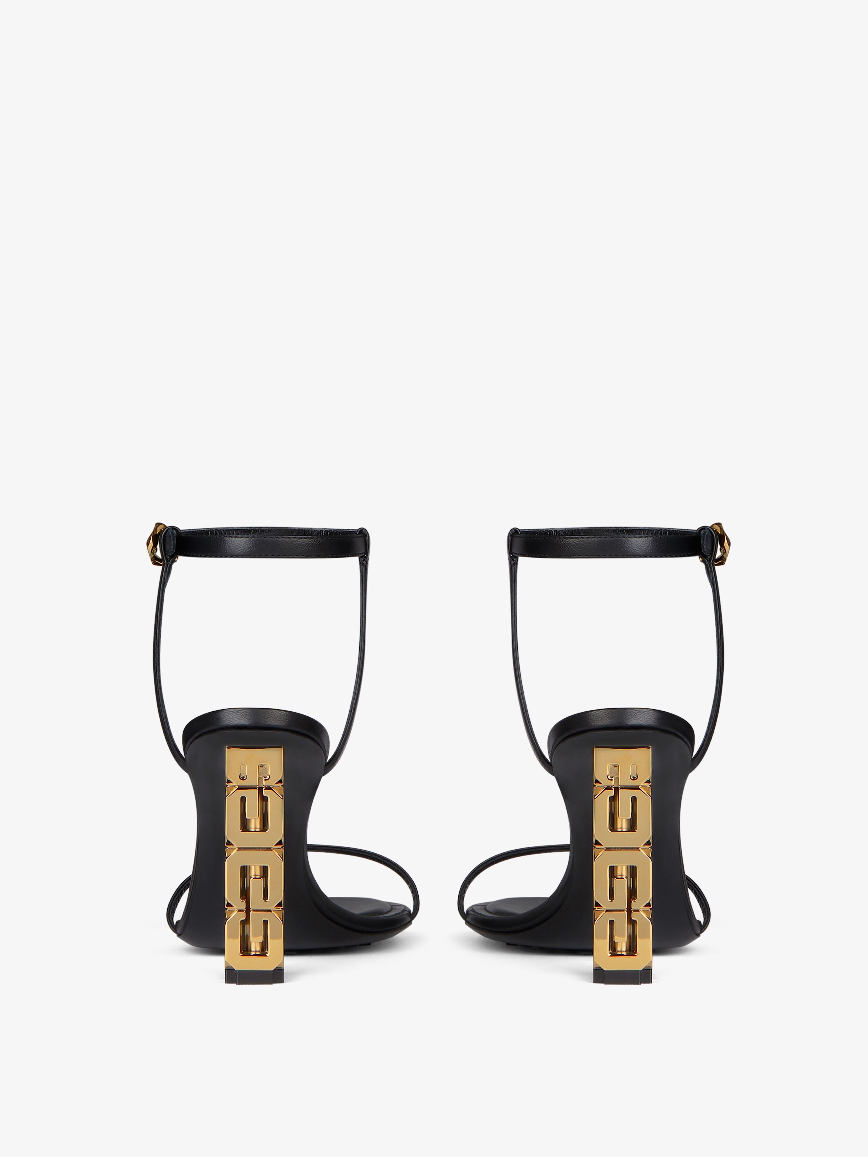 o1srvl11e0525 G Cube Sandals in Black