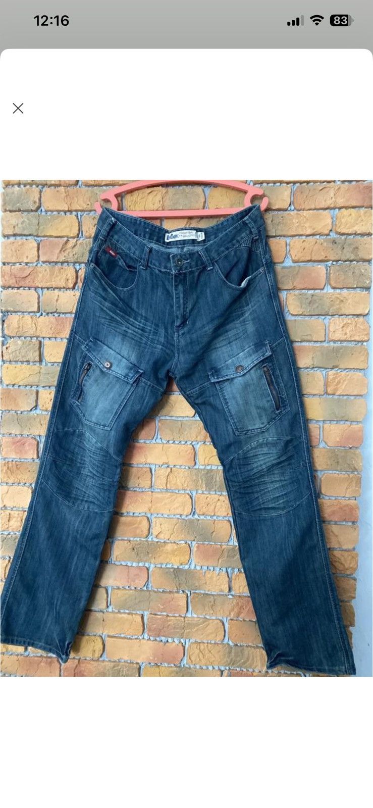Lee Vintage Lee Cooper Cargo Denim Jeans Size US 36 / EU 52 - 1 Thumbnail