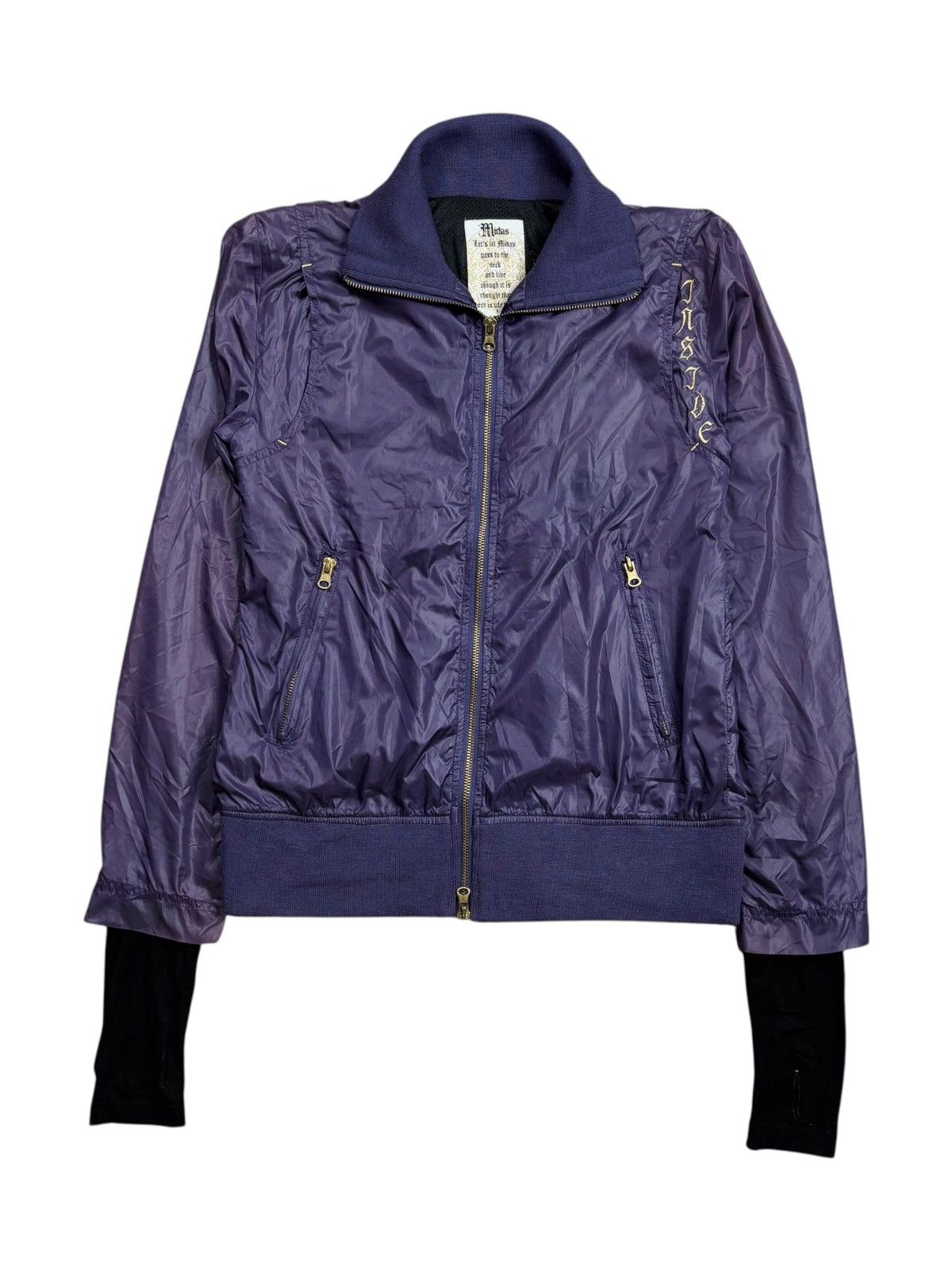 If Six Was Nine Archive Midas - Thumbhole Eagle Embroidery Purple Jacket Size US M / EU 48-50 / 2 - 4 Thumbnail