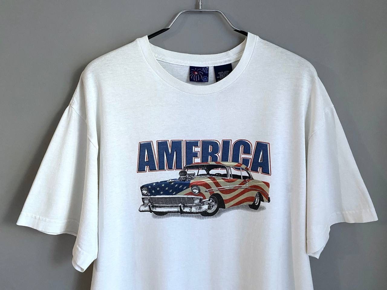 Vintage Vintage American T-Shirt 90s Chevrolet Bel Air Print, Size L Size US L / EU 52-54 / 3 - 3 Thumbnail
