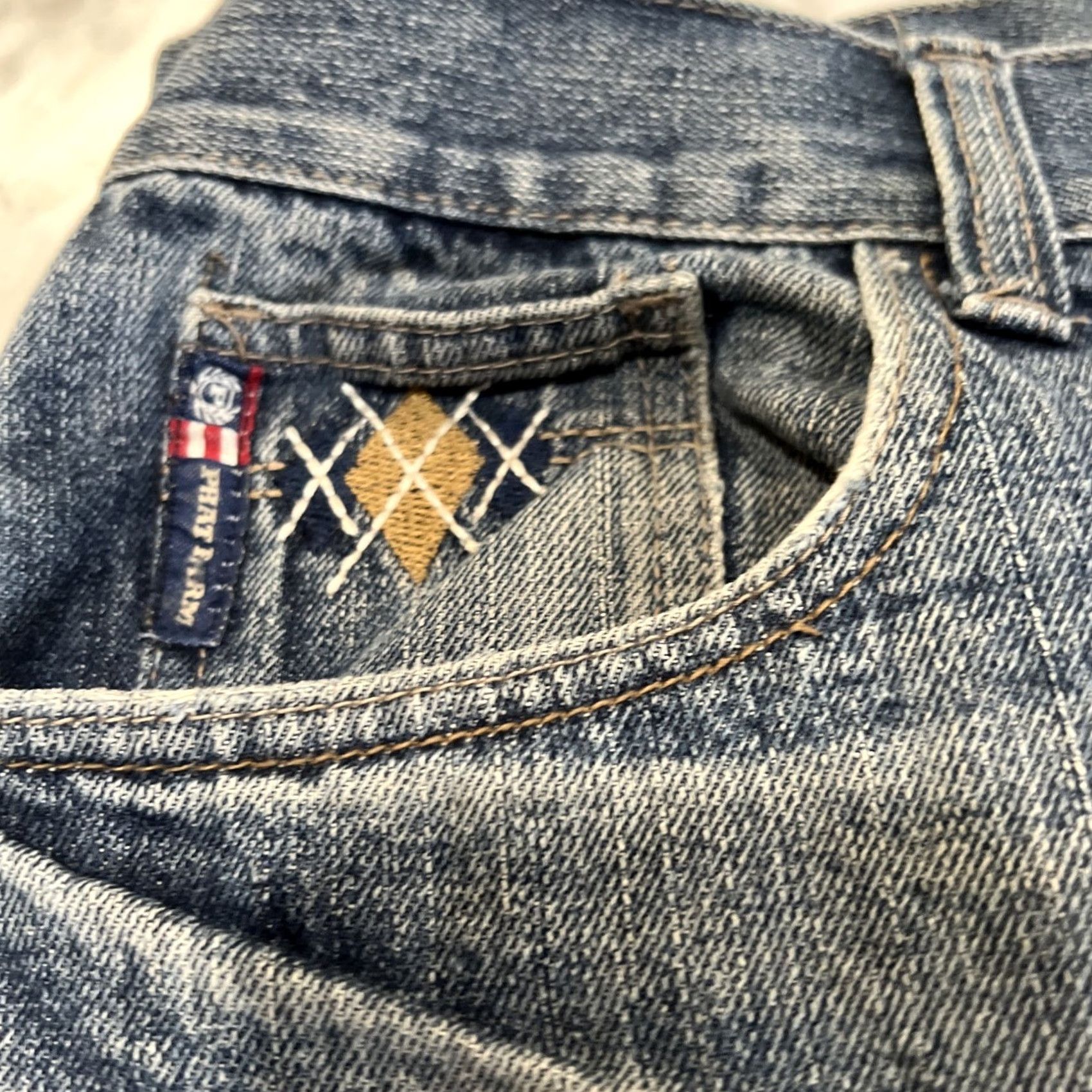 Phat Farm VINTAGE Phat Farm Denim Shorts Men’s 36 Y2K Baggie Skate Street Embroidery Size US 36 / EU 52 - 4 Thumbnail