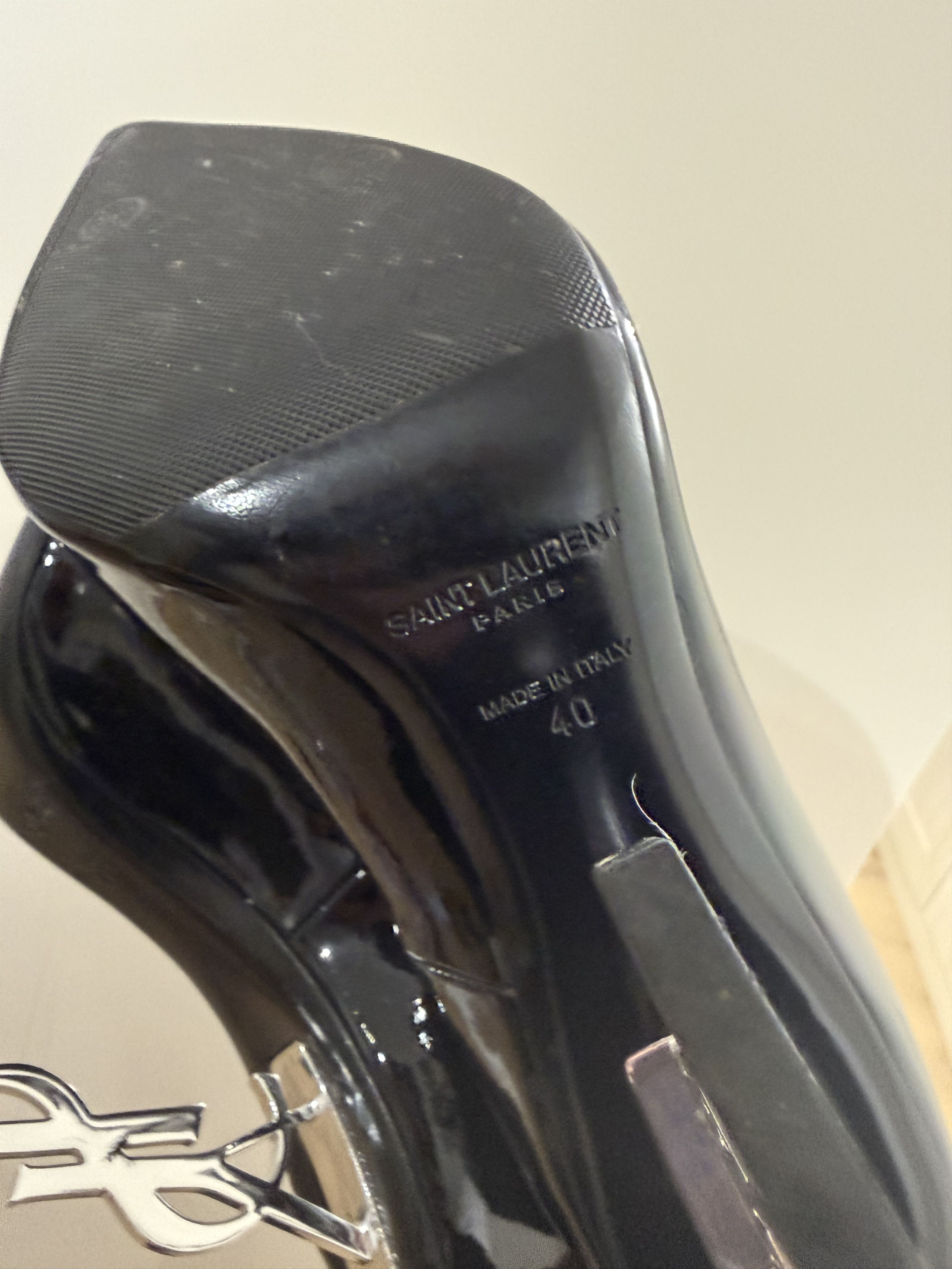 Saint Laurent Paris Opyum Heels Size US 10 / IT 40 - 4 Thumbnail