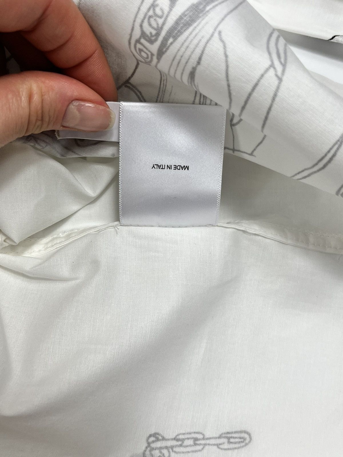 Enfants Riches Deprimes WHITE ABSTRACT GRAPHIC PRINT Size US XL / EU 56 / 4 - 12 Thumbnail