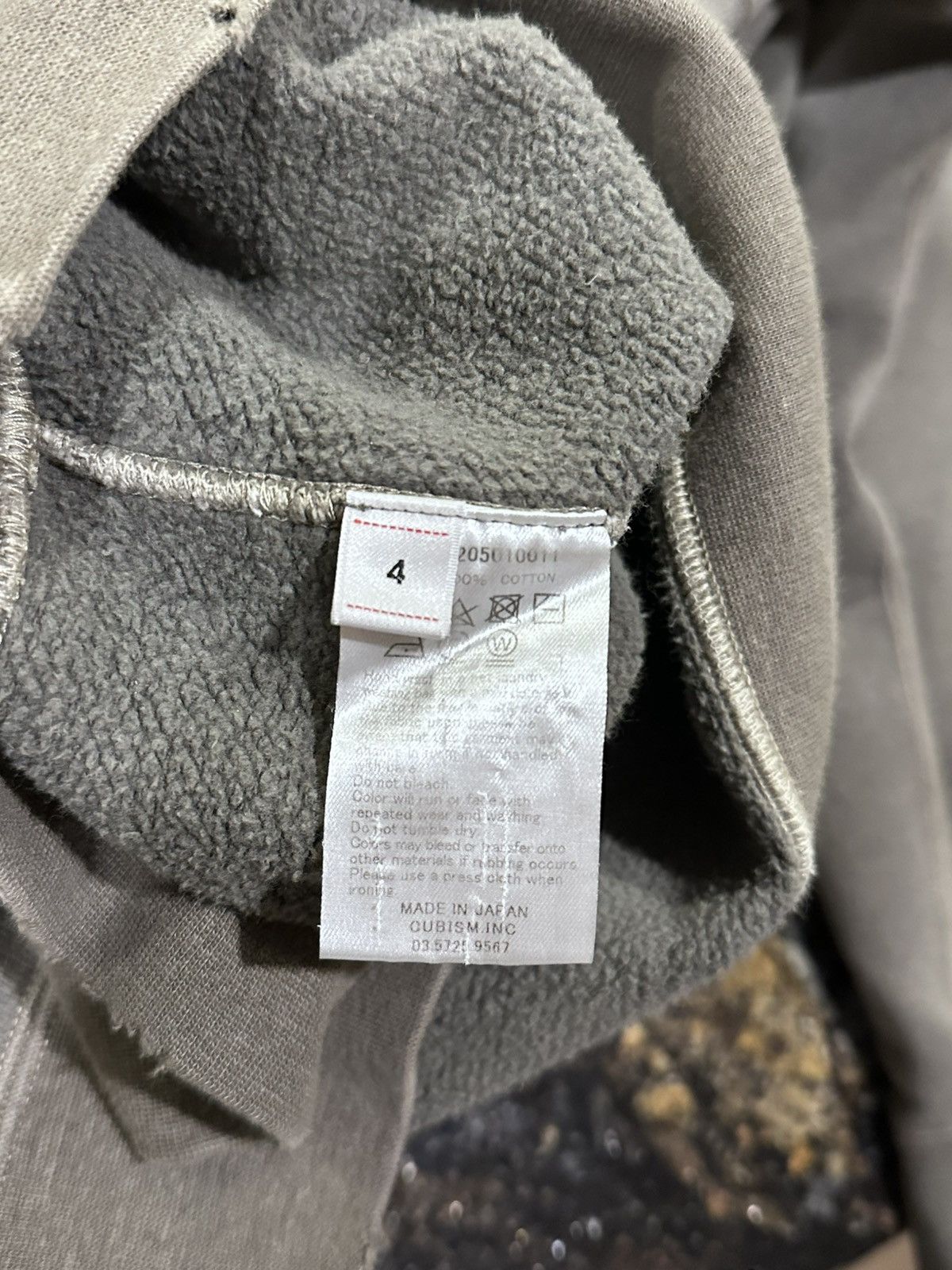 Japanese Brand Visvim Jumbo Olive Green Distressed Crash PO Faded Hoodie Size US XL / EU 56 / 4 - 14 Thumbnail