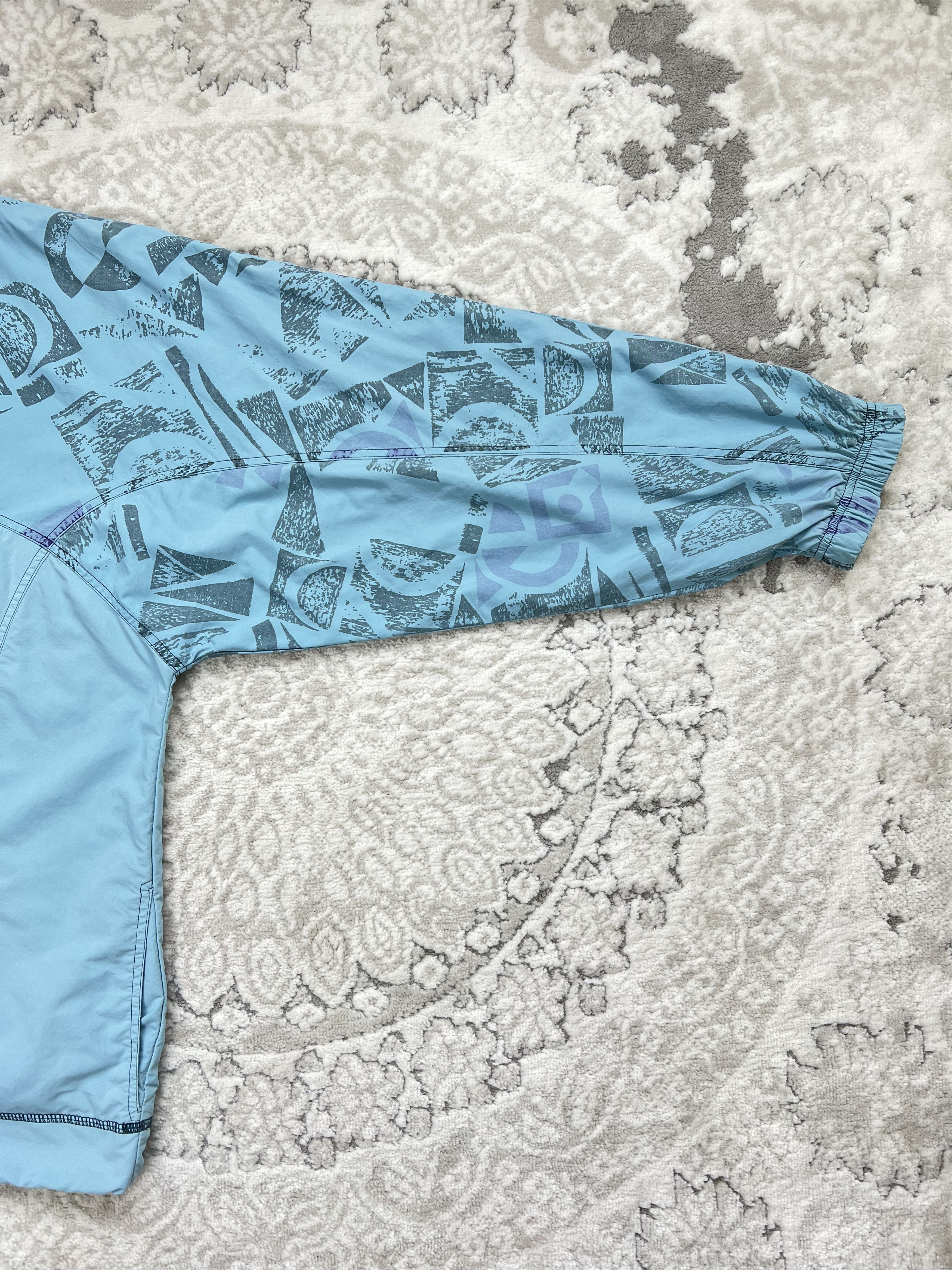 Reebok Vintage 90s Reebok Abstract Windbreaker Anorak Jacket Size US XL / EU 56 / 4 - 3 Thumbnail