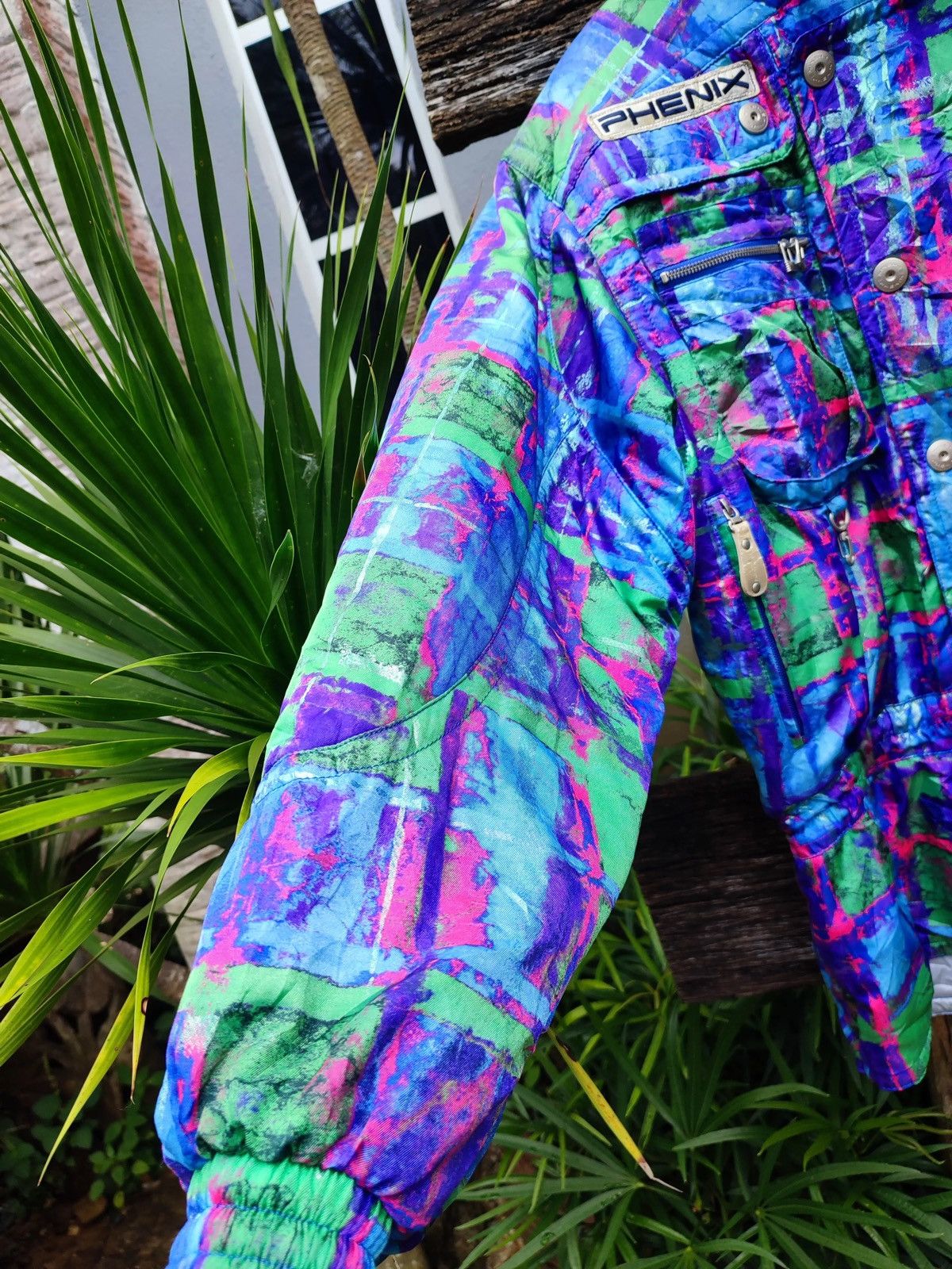 Phenix VTG 90s PHENIX FIS Limited Ski Jacket – Neon Abstract Print Size US L / EU 52-54 / 3 - 7 Thumbnail