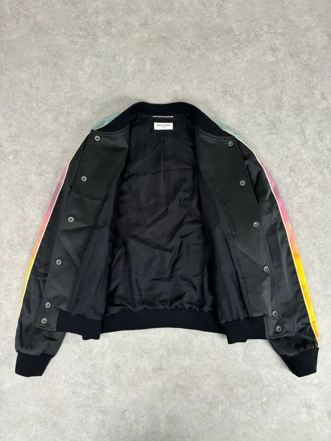 Saint Laurent Paris AW2017 Saint Laurent Black Multicolor Panther Teddy Jacket Size US M / EU 48-50 / 2 - 8 Thumbnail
