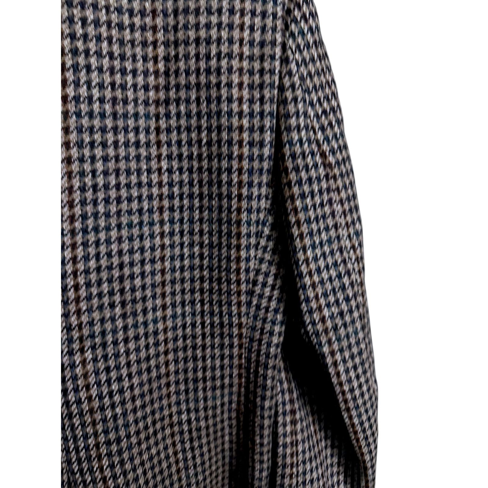 Burberry Vintage Men's Burberrys London 100% Tweed Wool Blazer 42R Size 42R - 13 Thumbnail