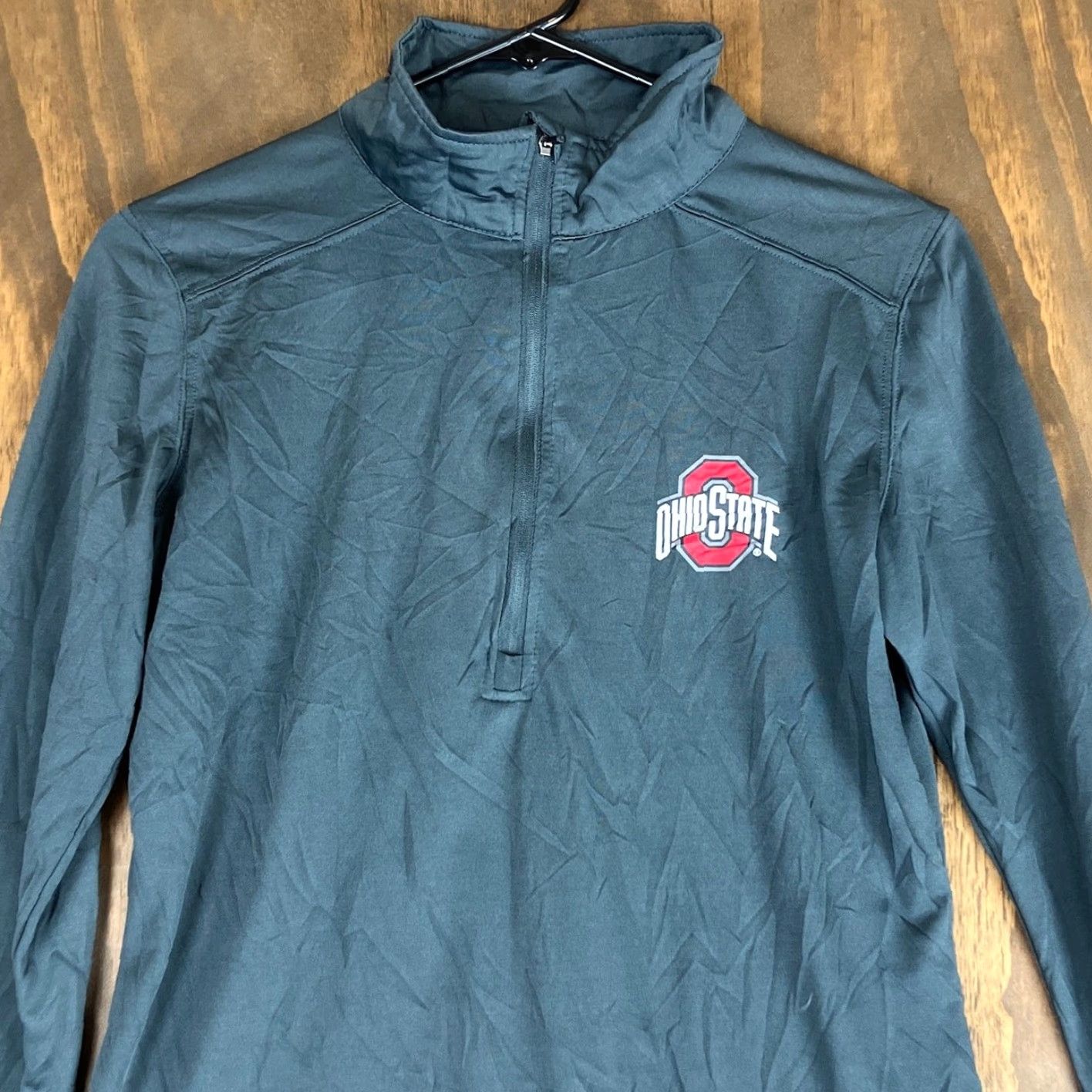 Vintage Ohio State Authentic Apparel Womens Sweatshirt Gray 1/4 Zip University Small S X-Small? Size S / US 4 / IT 40 - 2 Thumbnail