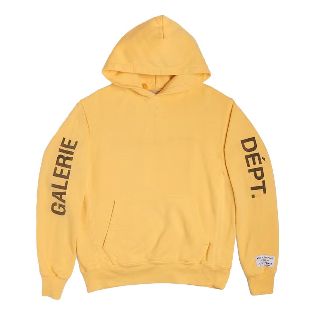 Gallery Dept. ART THAT KILLS Reversible Logo Hoodie Yellow Size US XXL / EU 58 / 5 - 1 Thumbnail