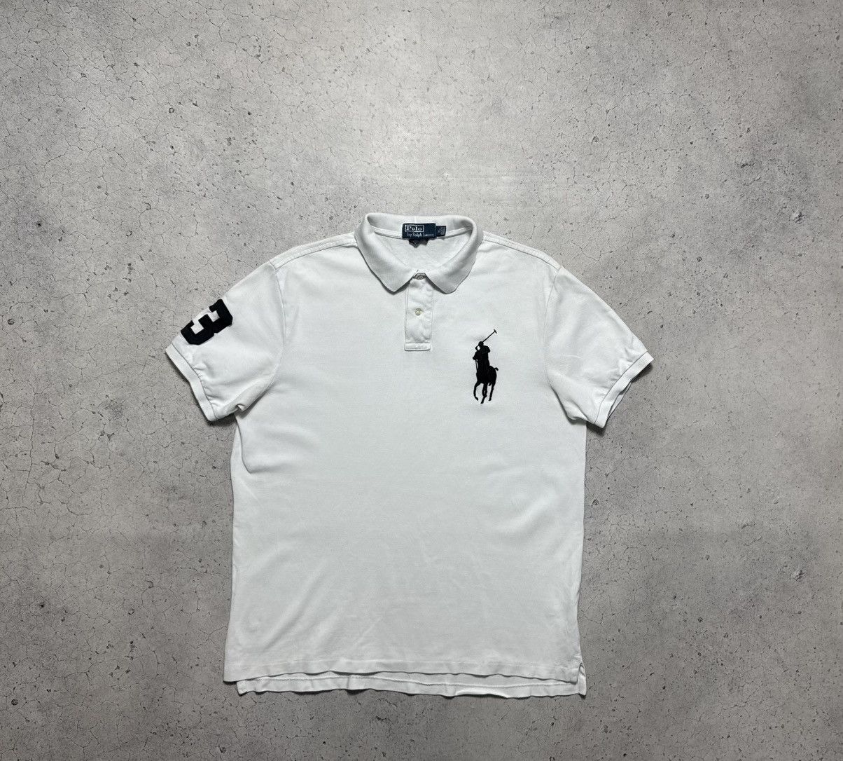 Polo Ralph Lauren Polo Ralph Lauren Big Pony Polo Shirt PRL Y2K White Vintage Size US XL / EU 56 / 4 - 1 Thumbnail