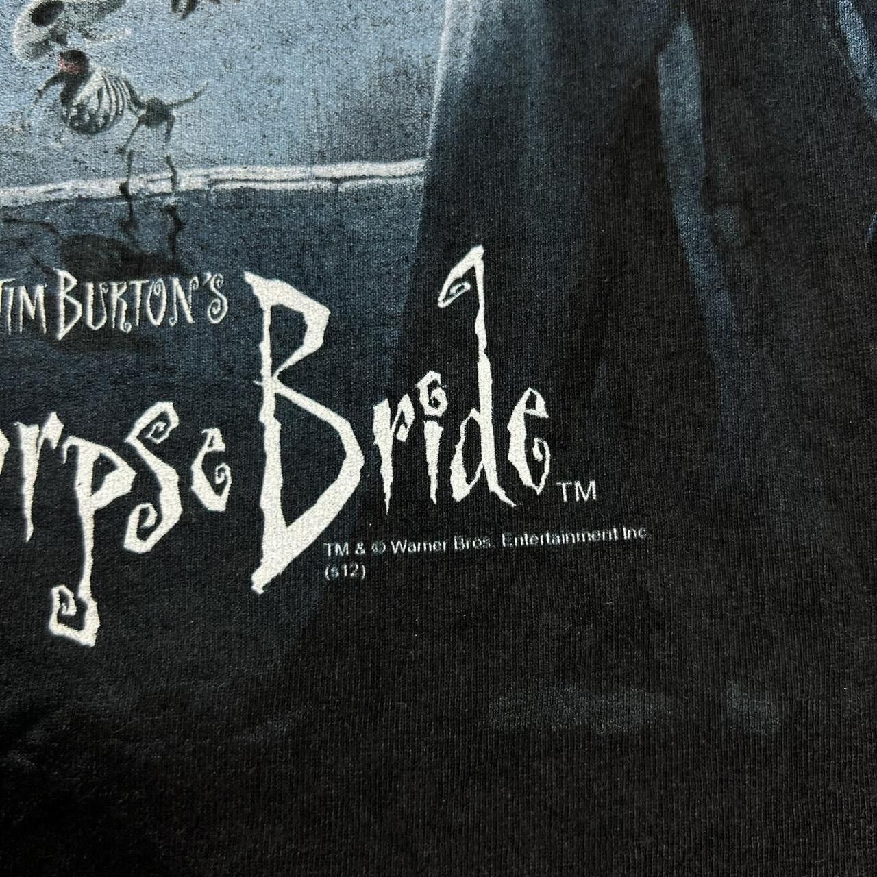 Vintage CORPSE BRIDE TIM BURTONS WARNER BROS MOVIE PROMO LONGSLEEVE Size US M / EU 48-50 / 2 - 6 Thumbnail