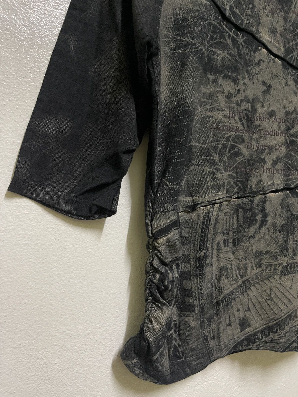 In The Attic Full Print Cross T Shirt Punk