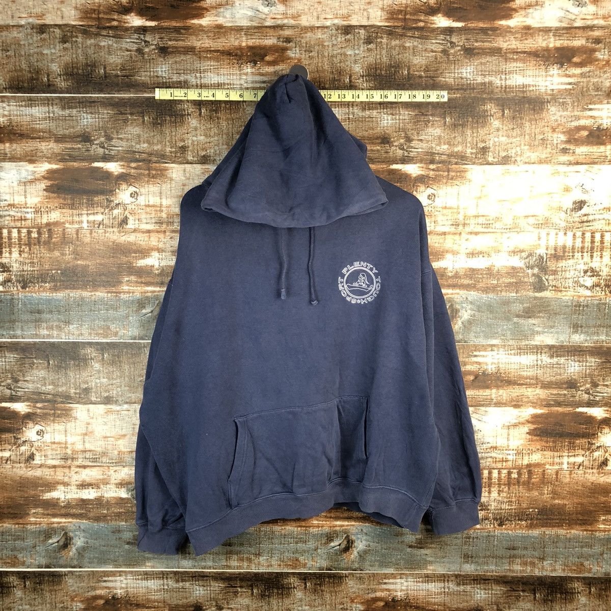 Japanese Brand Plenty Tough Sports Darkblue Hoodie #A1277 Size US L / EU 52-54 / 3 - 1 Thumbnail