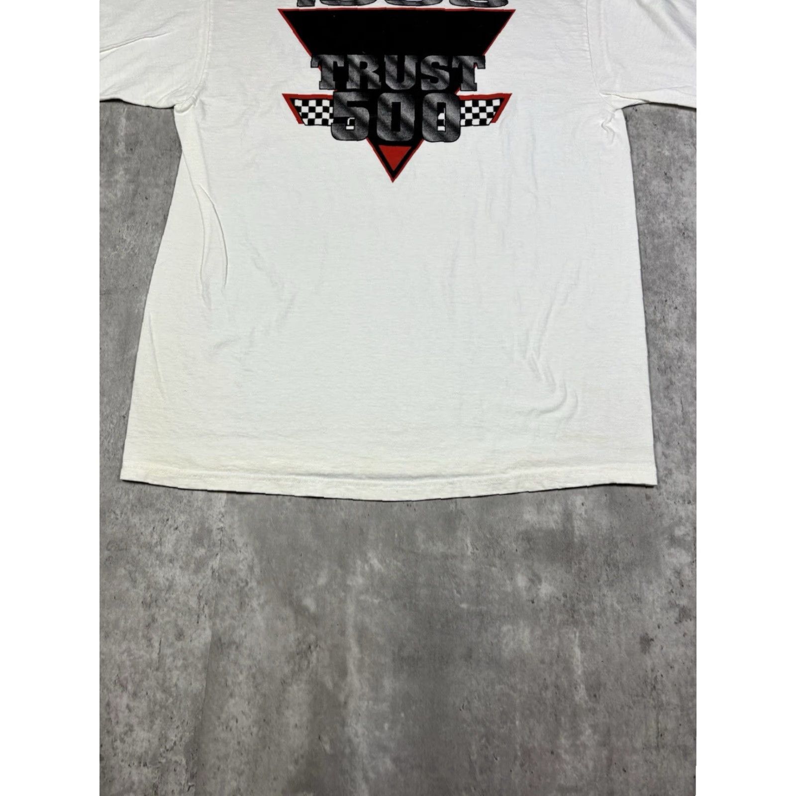 Delta VINTAGE Delta T-Shirt Long Sleeve Graphic Print Crew Neck 90s Retro Men L White Cotton Size US L / EU 52-54 / 3 - 5 Thumbnail