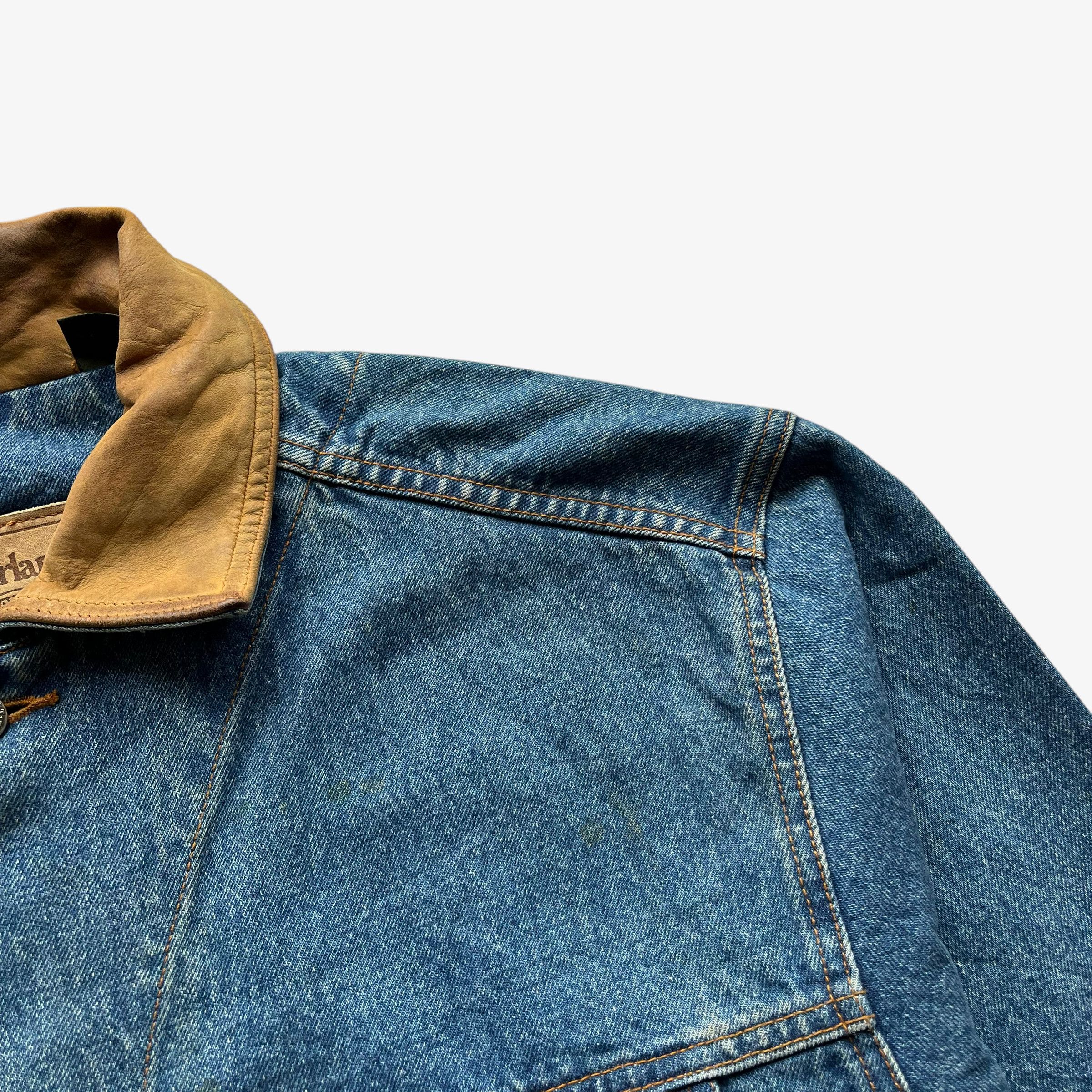 Timberland Vintage 90s Men's Timberland Denim Jacket Size US L / EU 52-54 / 3 - 5 Thumbnail