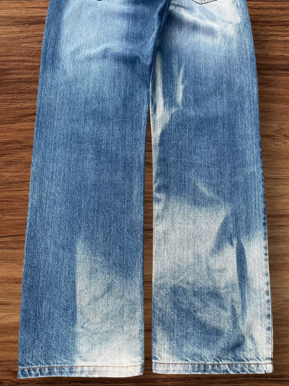 Japanese Brand Vintage Japanese Brand Blue Washed Mid Rise Relaxed Fit Jean Size US 32 / EU 48 - 6 Thumbnail