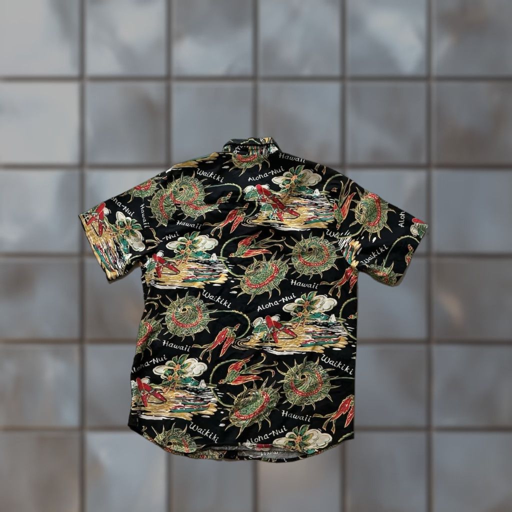 Huf Huf Worldwide Aloha Nui Hawaii All Over Print Hawaiian Button Front S/S Shirt MD M Multicolor Mens Shirt Size US M / EU 48-50 / 2 - 1 Thumbnail