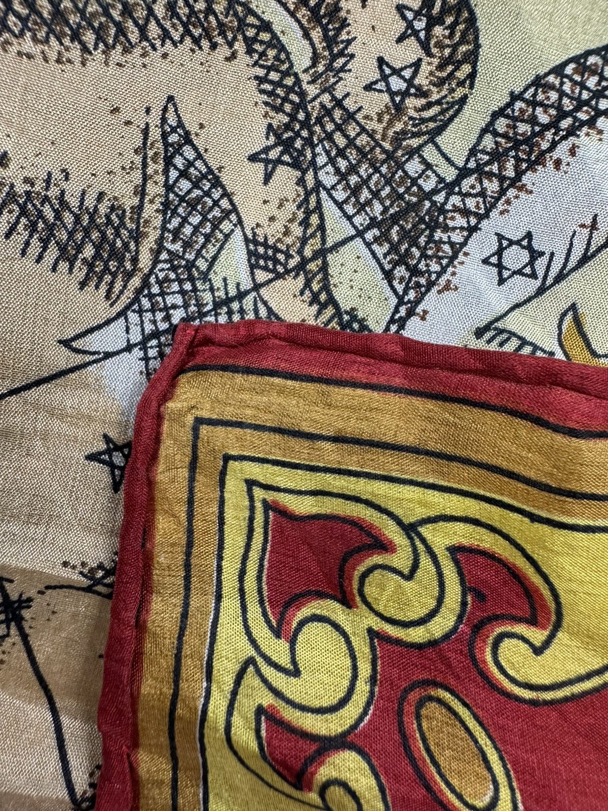 Designer × Vintage Vintage 90s zodiac signs silk scarf muffler print handmade Size ONE SIZE - 10 Thumbnail