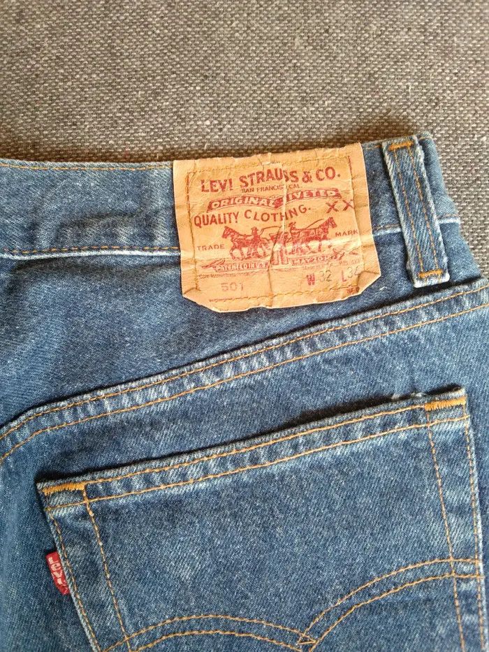 Levi's × Vintage 80s Vintage Levis 501 Made In USA Distressed Jeans 31x30 Size US 31 - 3 Thumbnail
