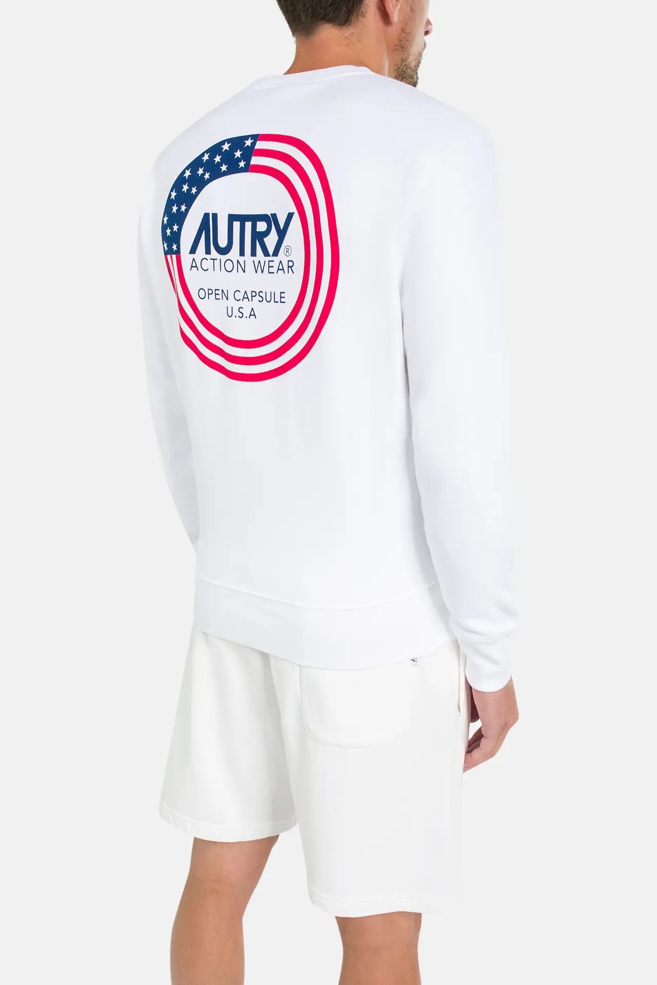 AUTRY o1y0526 Logo Sweatshirt in White Size US L / EU 52-54 / 3 - 3 Thumbnail