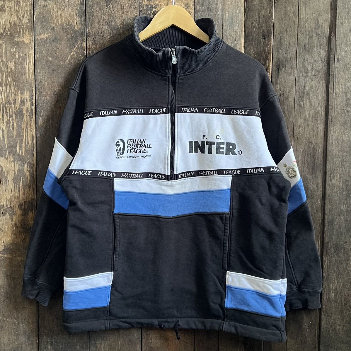 Vintage Inter F.C Italian Football League Pullover Sweatshirt Size US M / EU 48-50 / 2 - 1 Thumbnail