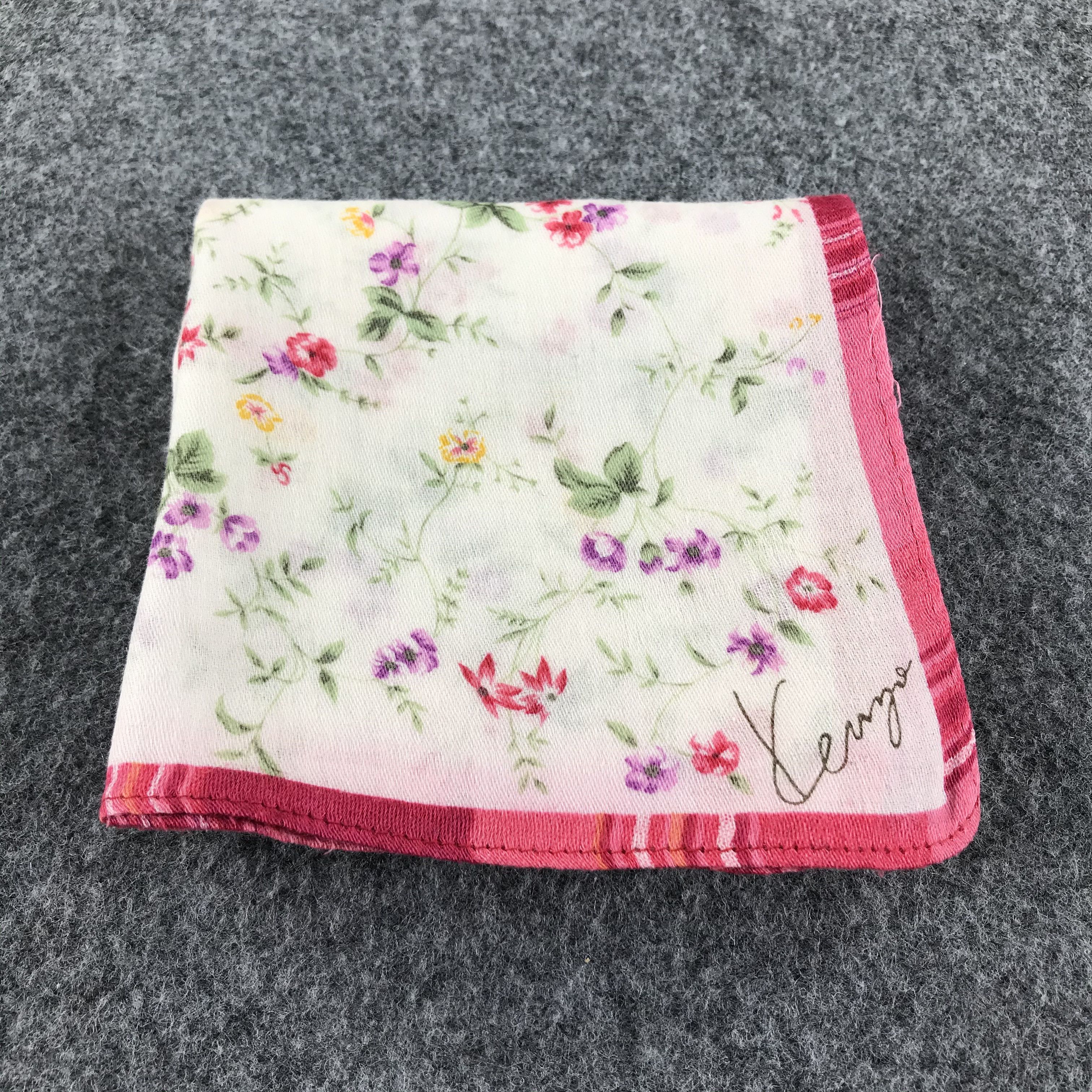 Kenzo × Vintage Kenzo Handkerchief Neckerchief Bandana H105 Size ONE SIZE - 7 Thumbnail