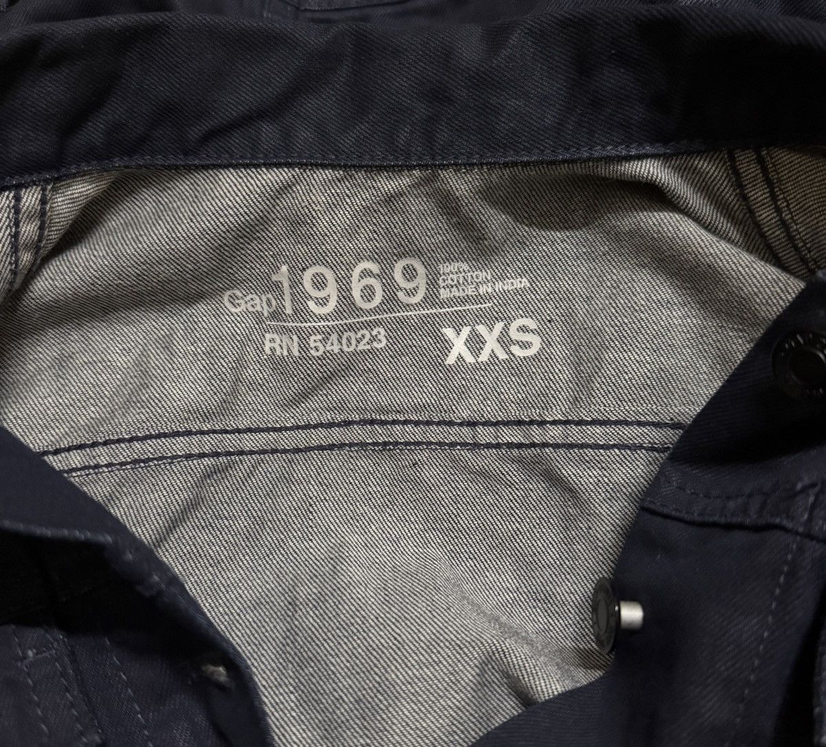 Gap × Japanese Brand × Vintage Vintage Jacket Denim Gap Size US XXS / EU 40 - 5 Thumbnail