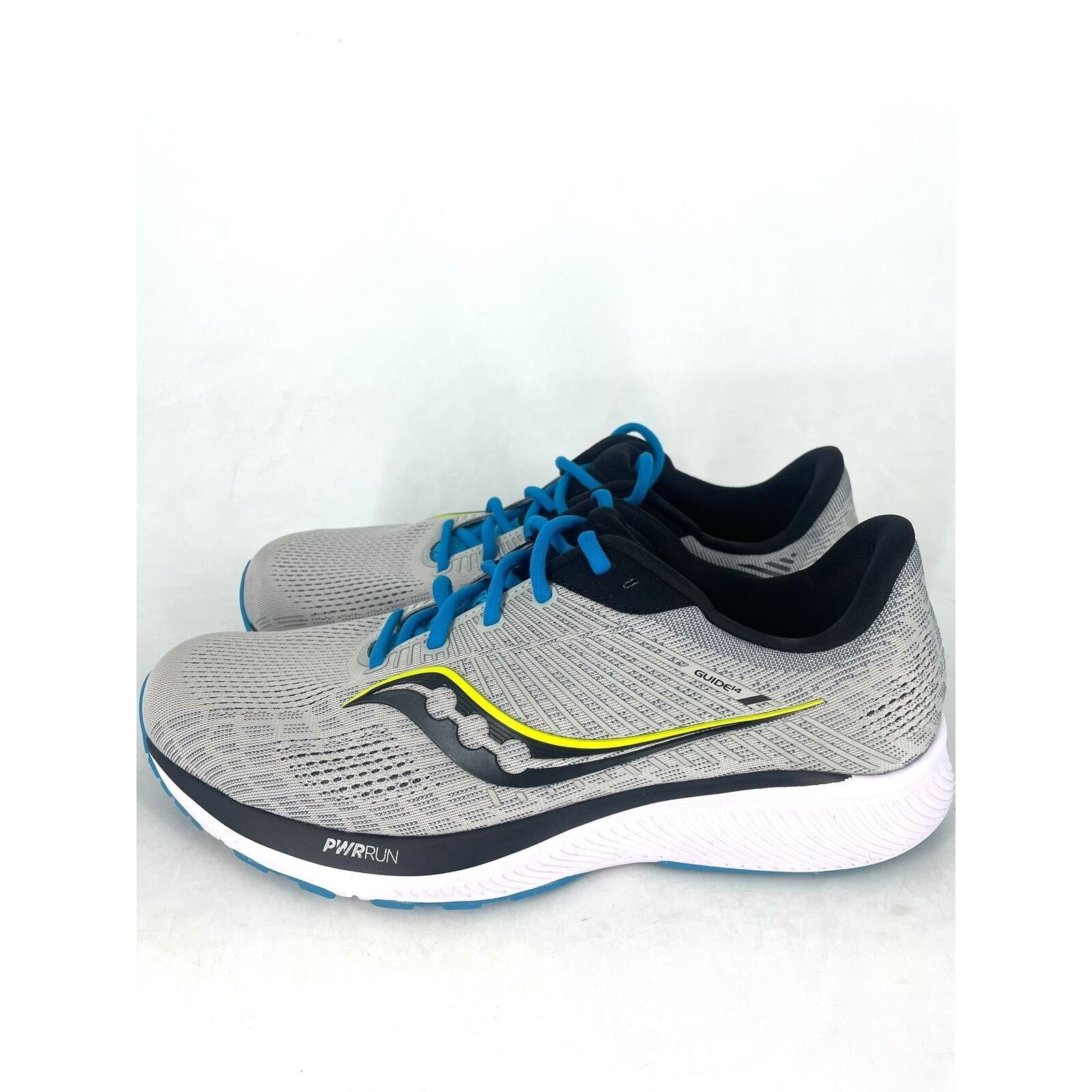 Saucony SAUCONY MEN GUIDE 14 RUNNING LACE SHOE ALLOY COLBAT SIZE 12W Size US 12 / EU 45 - 4 Thumbnail