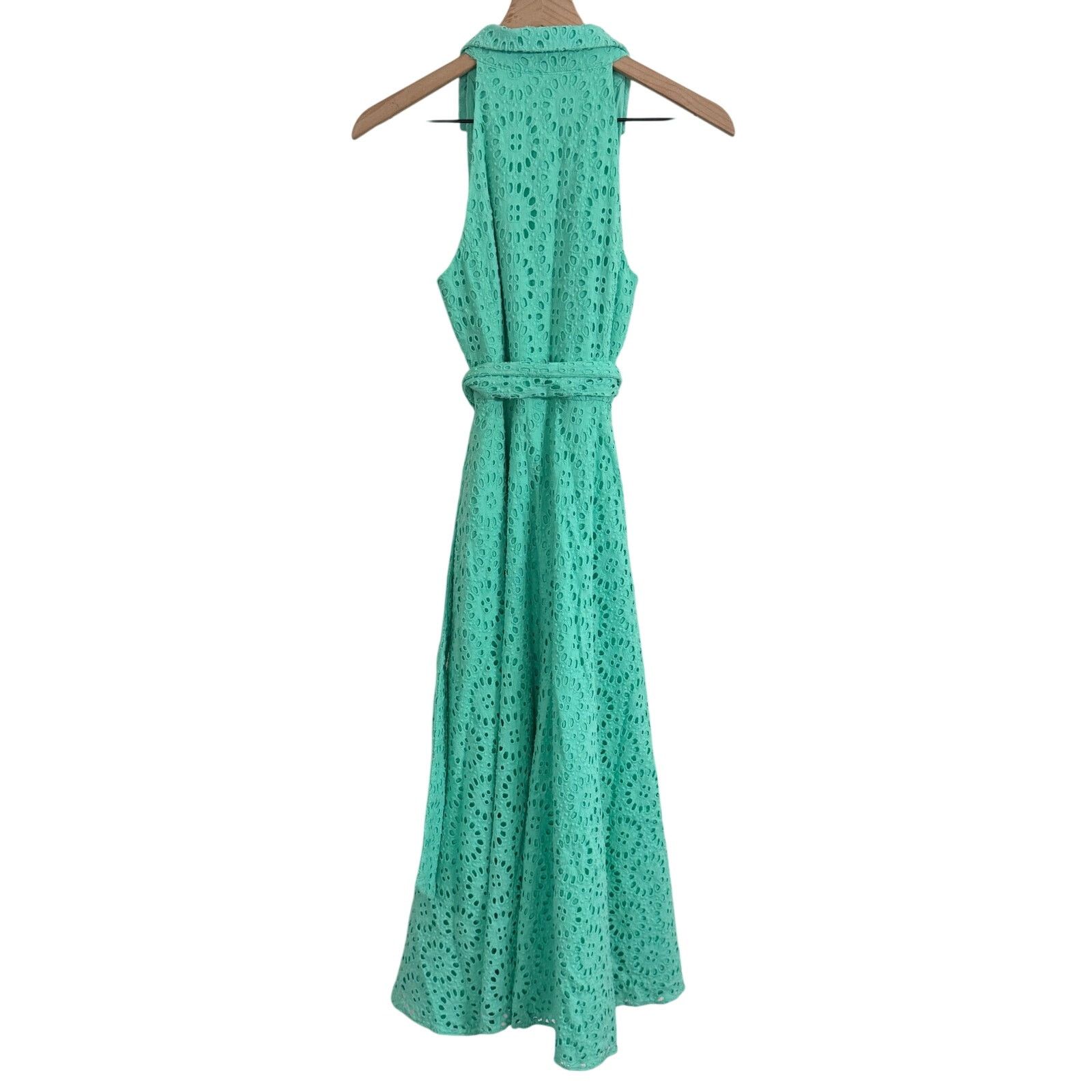 Lilly Pulitzer Chrisella Eyelet Embroidered Midi Dress Sz 0
