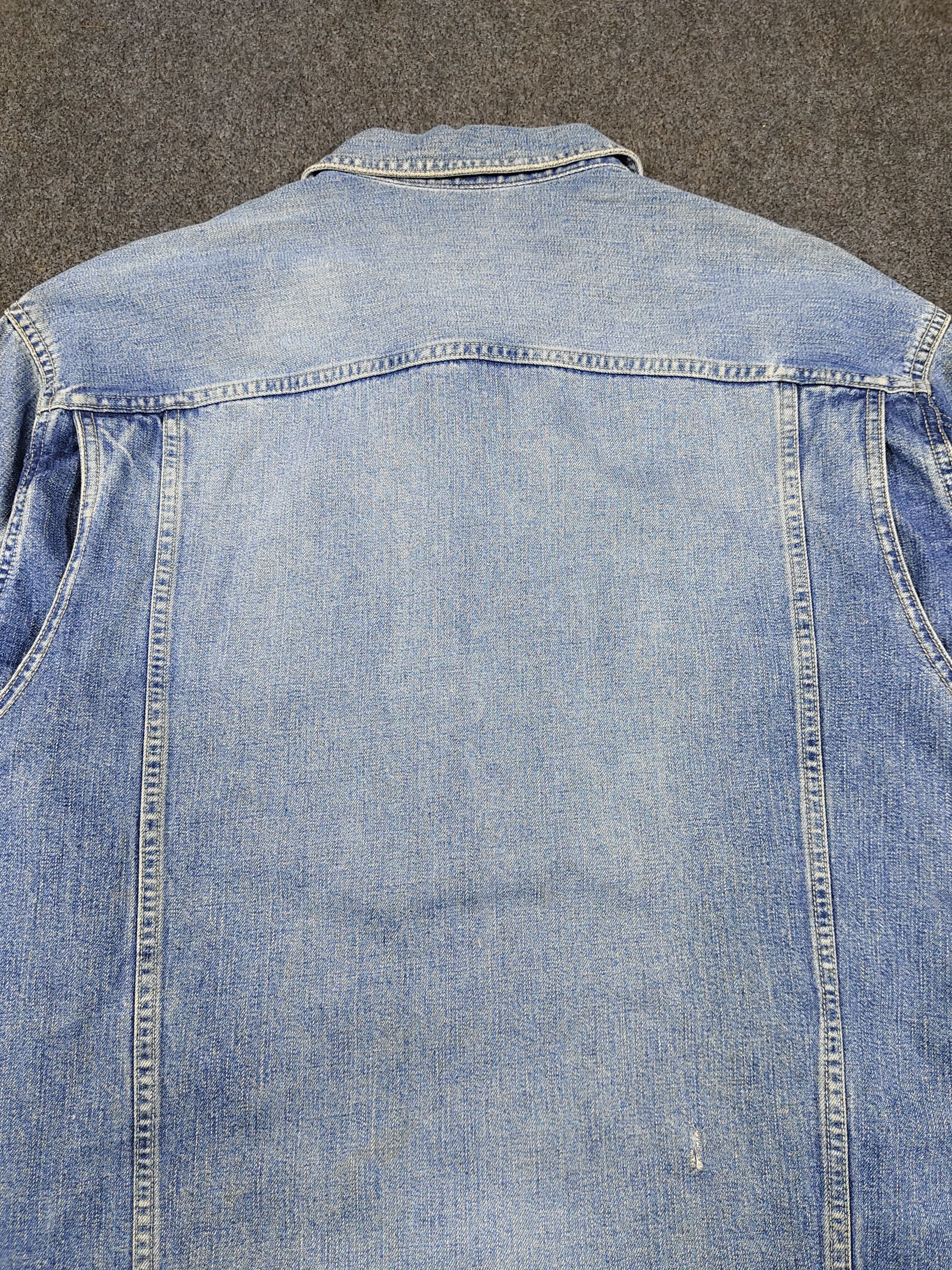 Marithe + Francois Girbaud 90s MFG🔥Stone Washed Y2K Oversize Denim Jacket Size US L / EU 52-54 / 3 - 7 Thumbnail