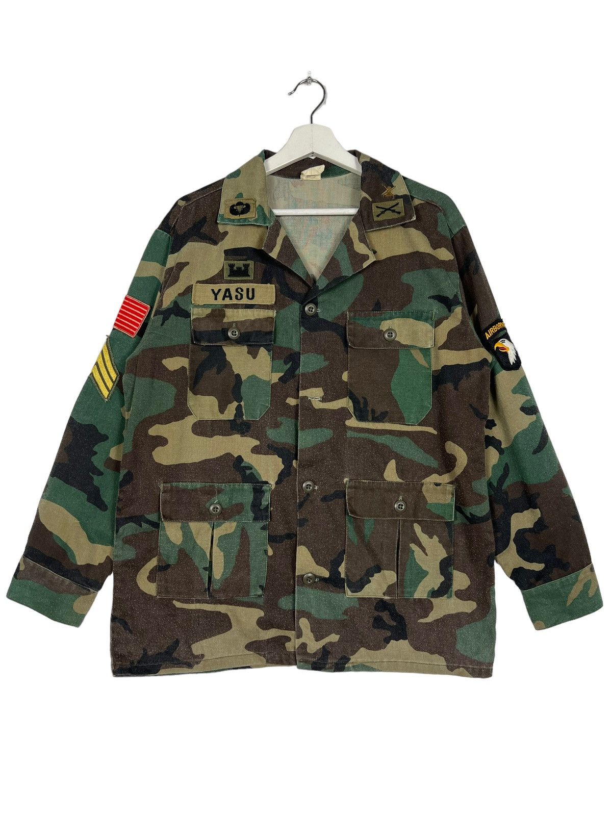 Vintage 🔥 VINTAGE CAMO MILITARY JACKET MADE IN USA Size US M / EU 48-50 / 2 - 1 Thumbnail