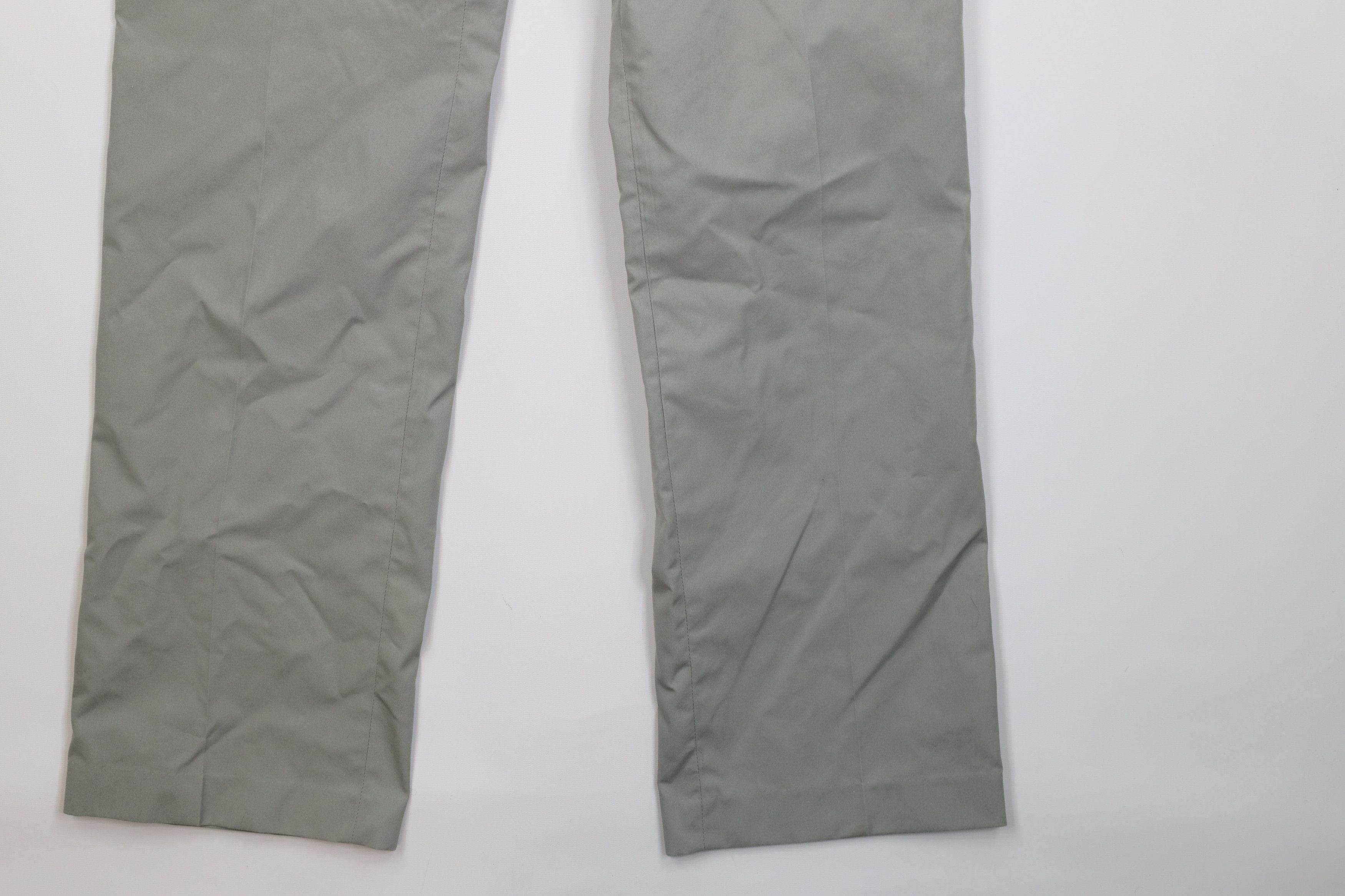 Lands' End Vintage 70s Lands End Wide Leg Chino Pants Light Green USA Size US 34 / EU 50 - 5 Thumbnail