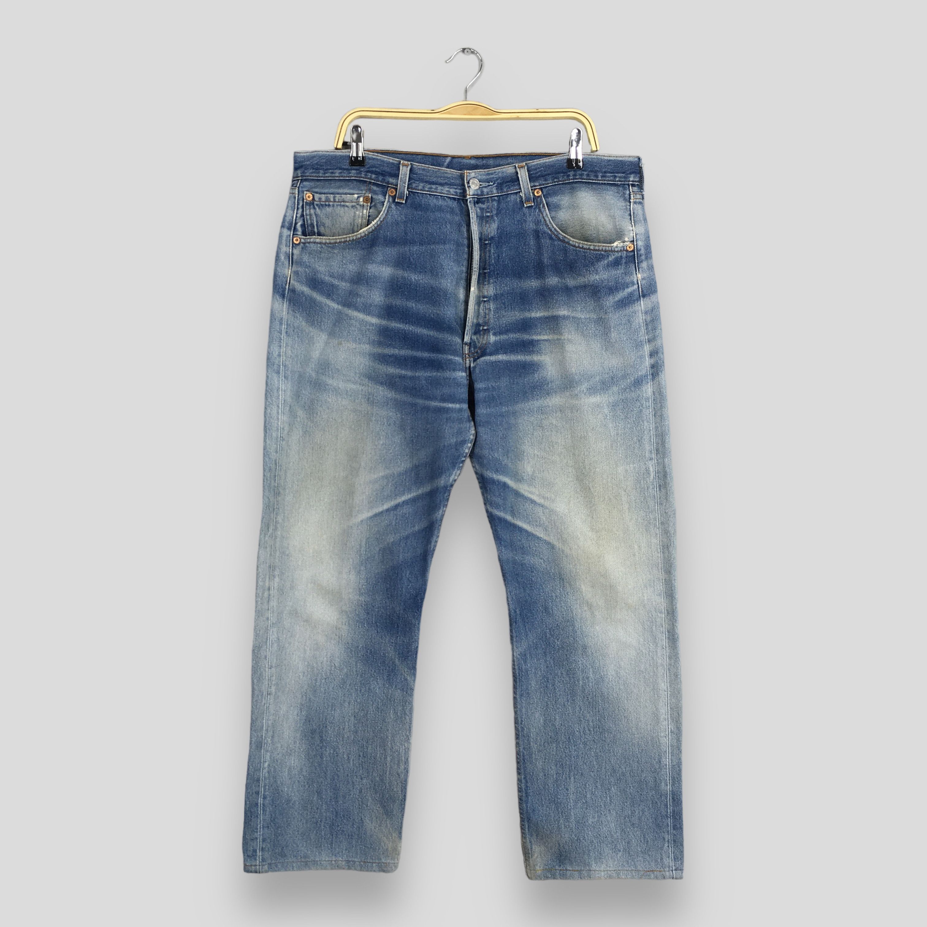 Levi's × Supreme Supreme x Levi's 501 Bleach Denim Jeans FW16 Sz