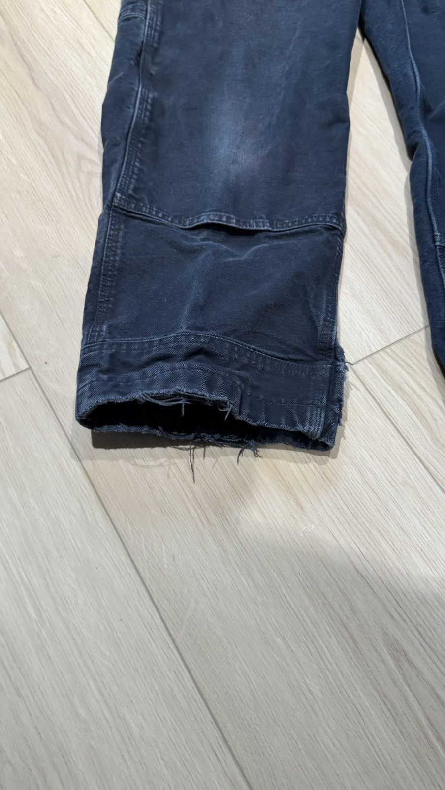 Carhartt Carharrt double knee carpenter overalls pants distressed Size US 32 / EU 48 - 7 Thumbnail