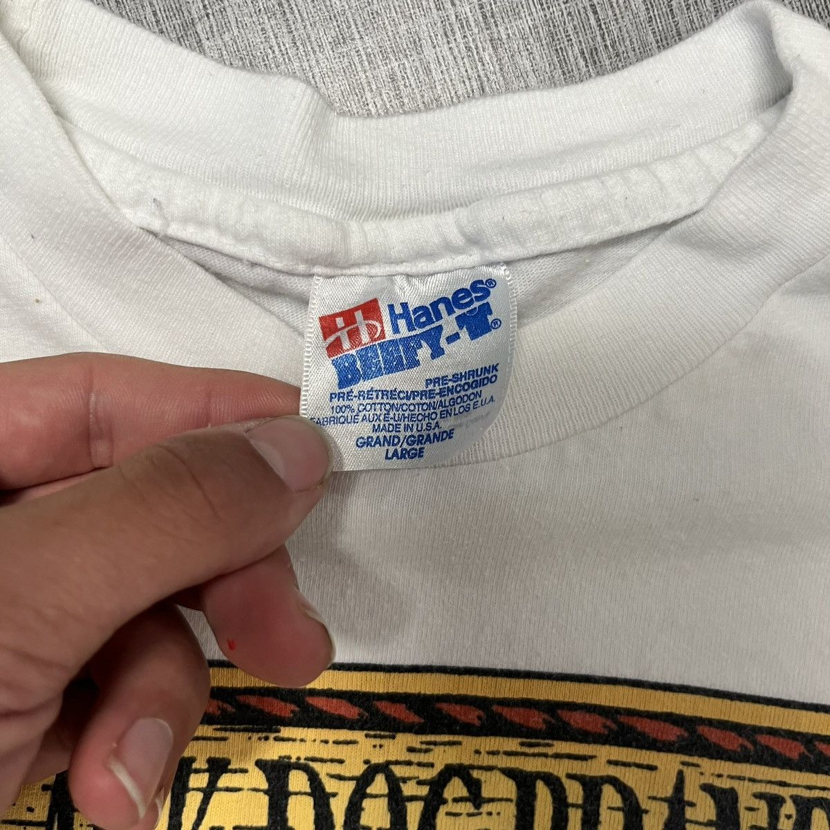 Hanes × Vintage VTG Martha’s Vineyard Black Dog Brand Tee Size US L / EU 52-54 / 3 - 3 Thumbnail