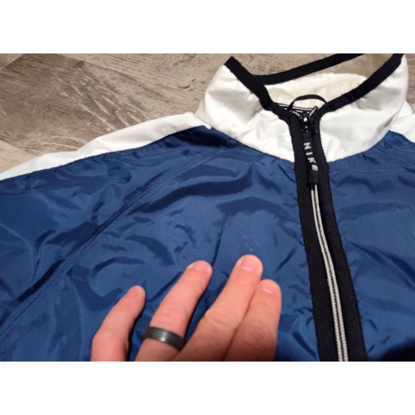 Nike VINTAGE NIKE 90s Full Zip SPELLOUT Windbreaker Jacket SWOOSH M Womens Size M / US 6-8 / IT 42-44 - 5 Thumbnail
