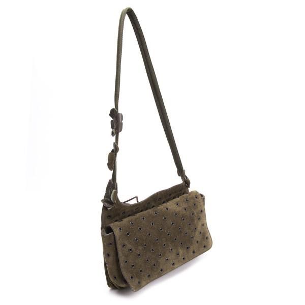 Prada PRADA Leather shoulder bag with floral embroidery Size ONE SIZE - 1 Thumbnail