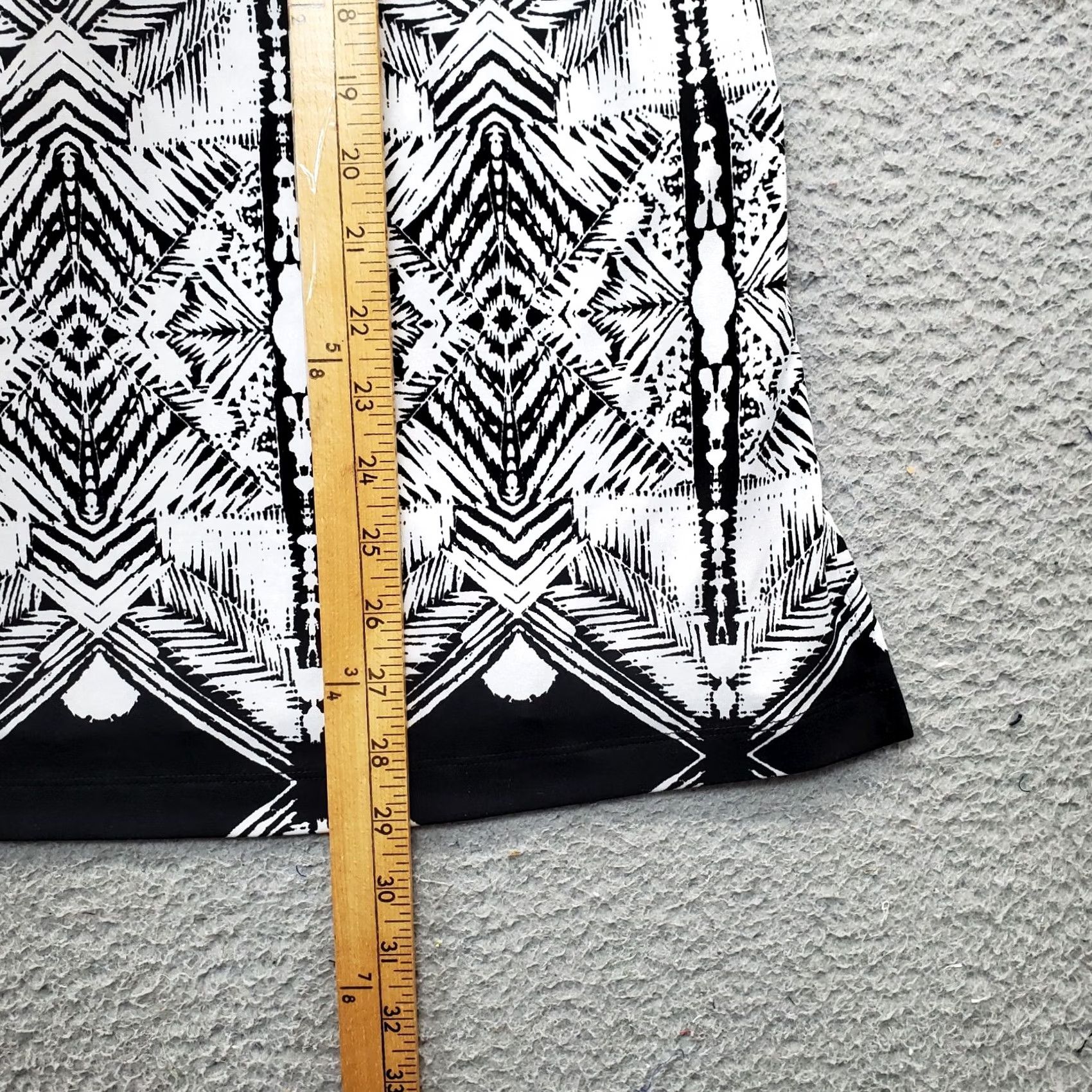 Vintage Dana Buchman Blouse Womens L Multi Geo Print Stretch Round Neck Top Size L / US 10 / IT 46 - 5 Thumbnail