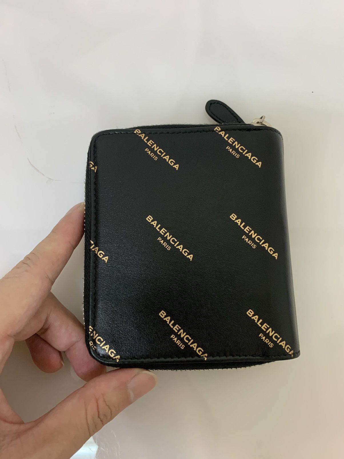 Balenciaga Balenciaga Black logo Leather Wallet Size ONE SIZE - 2 Thumbnail